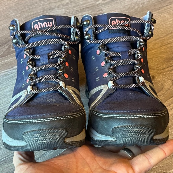 Ahnu Alamere Mid Hiking Boot Purple Nubuck Leather‎ Womens 7.5 UK 5.5 EU 38.5 - Picture 5 of 9